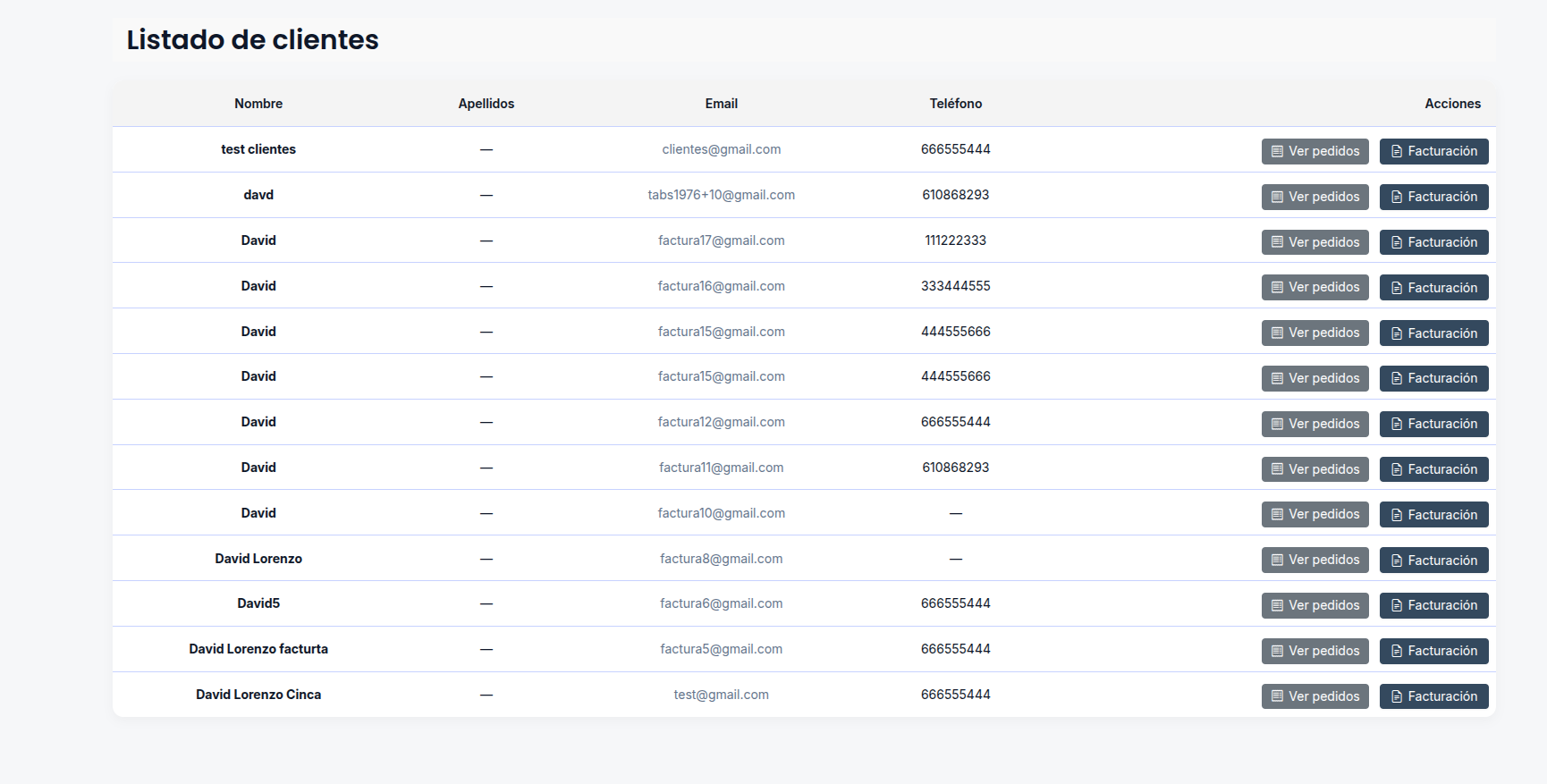 Gestión de clientes en el TPV CosmicPOS con historial y fidelización