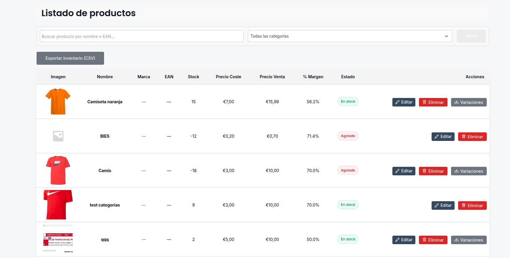 Control de inventario y stock en tiempo real con CosmicPOS